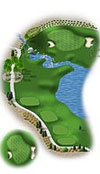 Rhodes Ranch Golf Club Las Vegas Hole 14