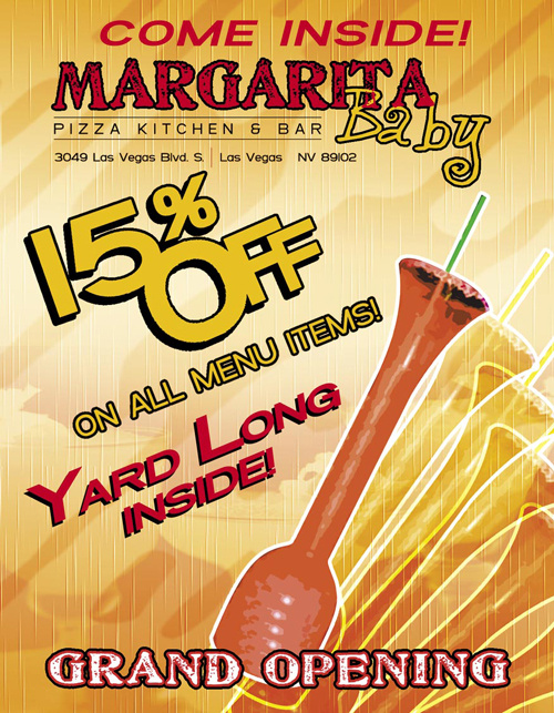 Margarita Baby Pizza Kitchen & Bar Las Vegas Pizza Restaurants Yard